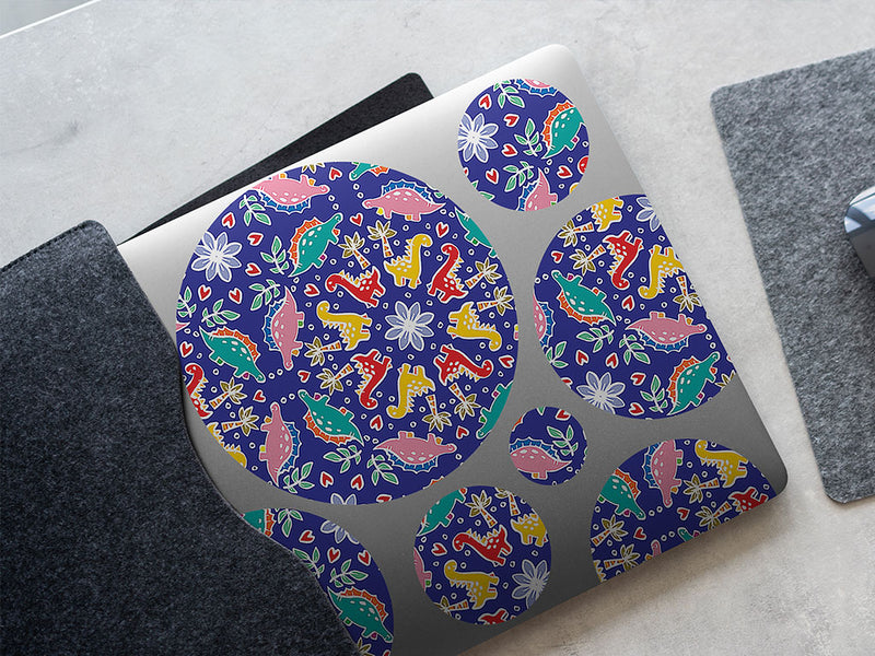 mandala masters dinosaur DIY Laptop Stickers