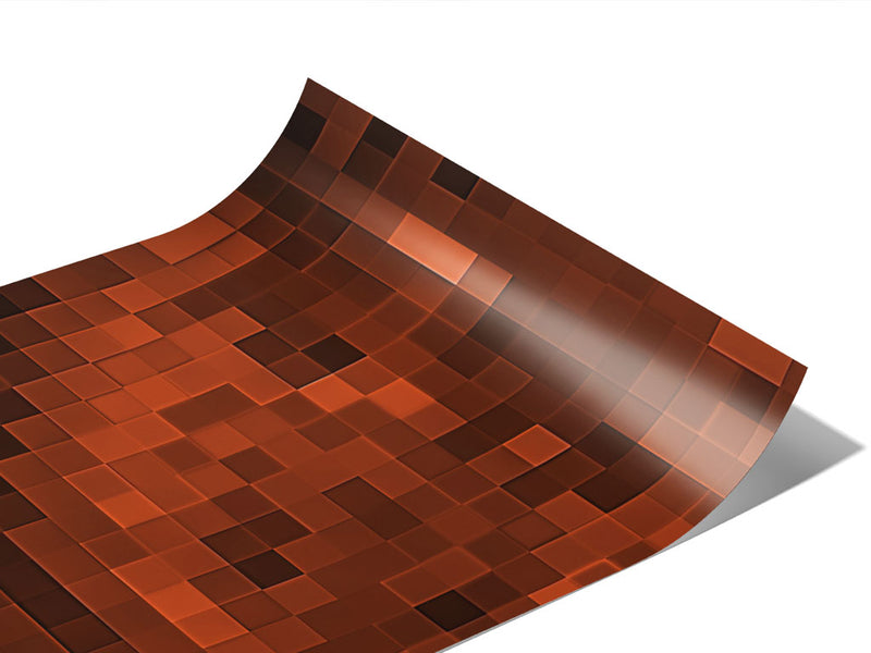 Mango Tango Pixel Vinyl Wraps~Rwraps Series 914 Digitally Printed Vinyl Wrap~0