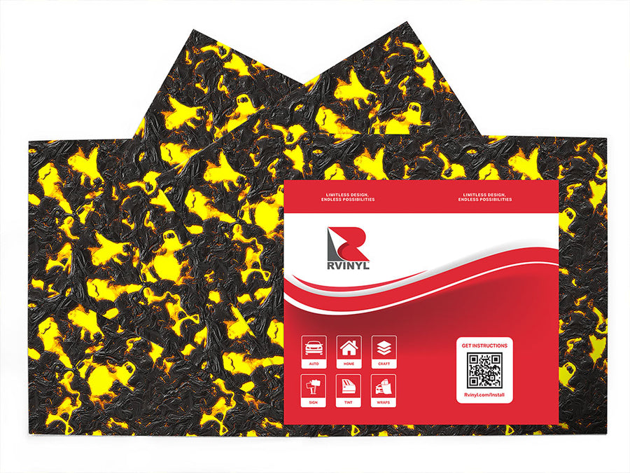 mantle plume lava Craft Vinyl Sheet Pack
