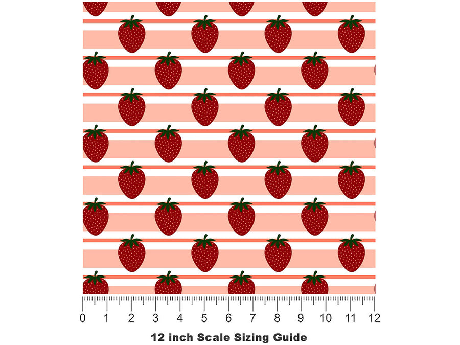 Mara Des Bois Fruit Vinyl Film Pattern Size 12 inch Scale~Rwraps Mara Des Bois Fruit Sizing Chart~2