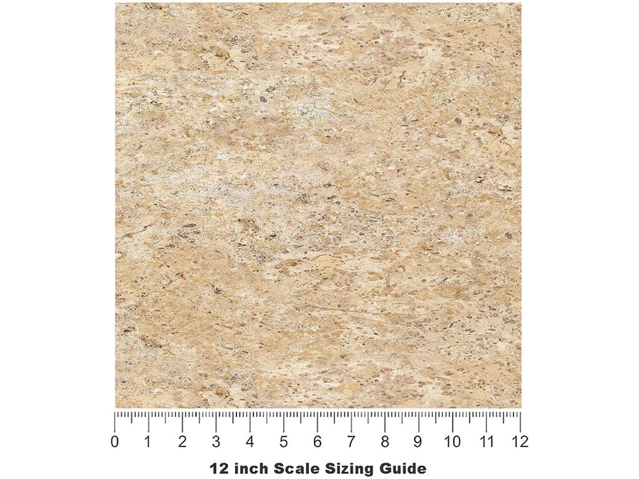 Marbled Caramel Granite Vinyl Film Pattern Size 12 inch Scale~Rwraps Marbled Caramel Granite Sizing Chart~2