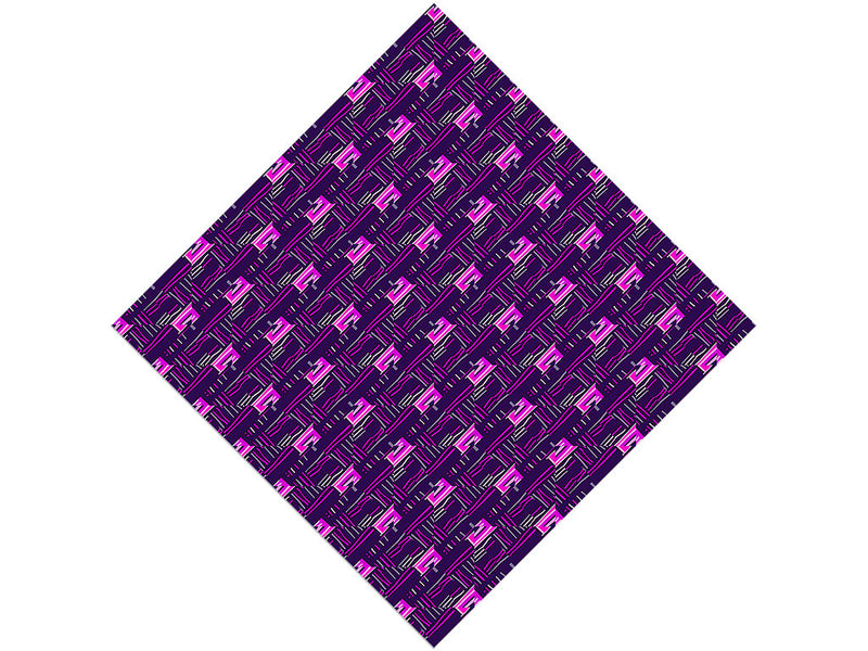 Mardi Gras Mosaic Vinyl Wrap Pattern