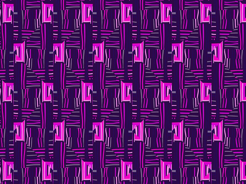 Mardi Gras Mosaic Vinyl Wrap Pattern~Rwraps Series 914 Digitally Printed Vinyl Wrap~0