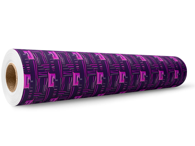 Mardi Gras Mosaic Wrap Film Wholesale Roll~Rwraps Series 914 Digitally Printed Vinyl Roll~5