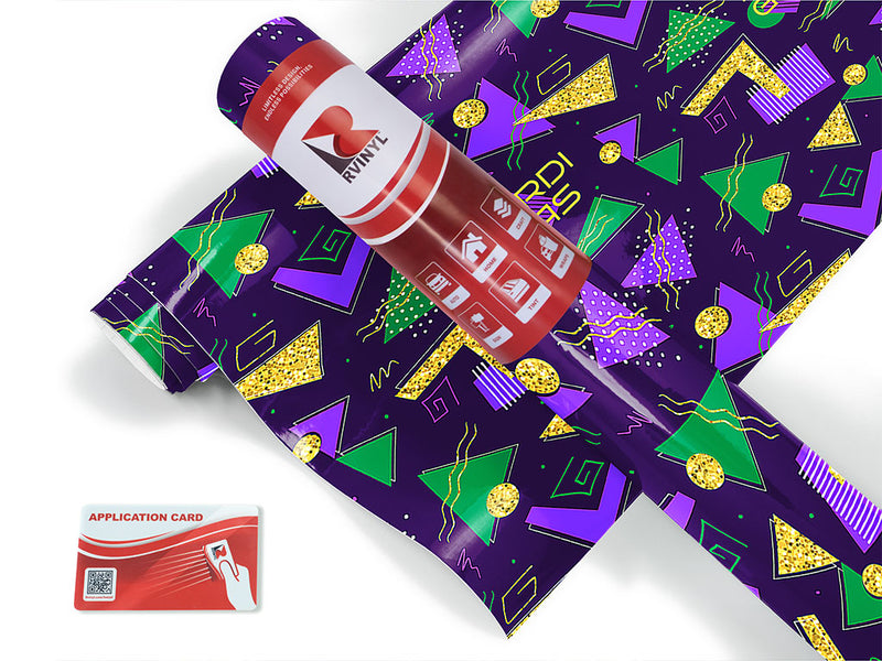 mardi gras Craft Vinyl Roll