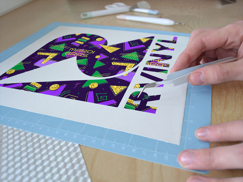 mardi gras Easy Weed Craft Vinyl