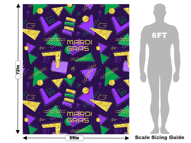 Mardi Gras Americana Vehicle Wrap Scale~Rwraps Series 914 Mardi Gras Americana Measurements~2