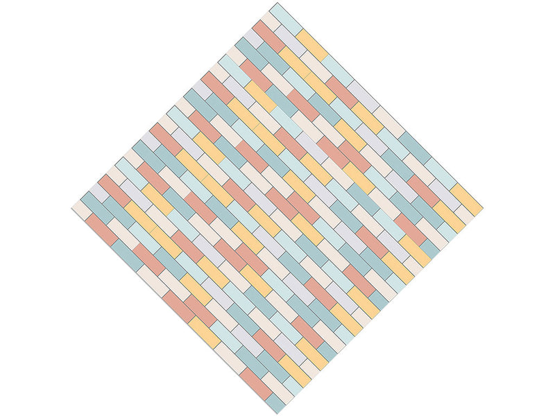 Marian Blue Brick Vinyl Wrap Pattern
