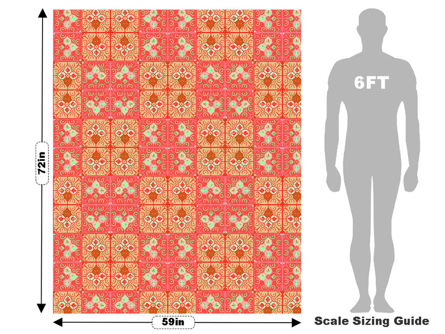 Marigold Tile Vehicle Wrap Scale~Rwraps Series 914 Marigold Tile Measurements~2