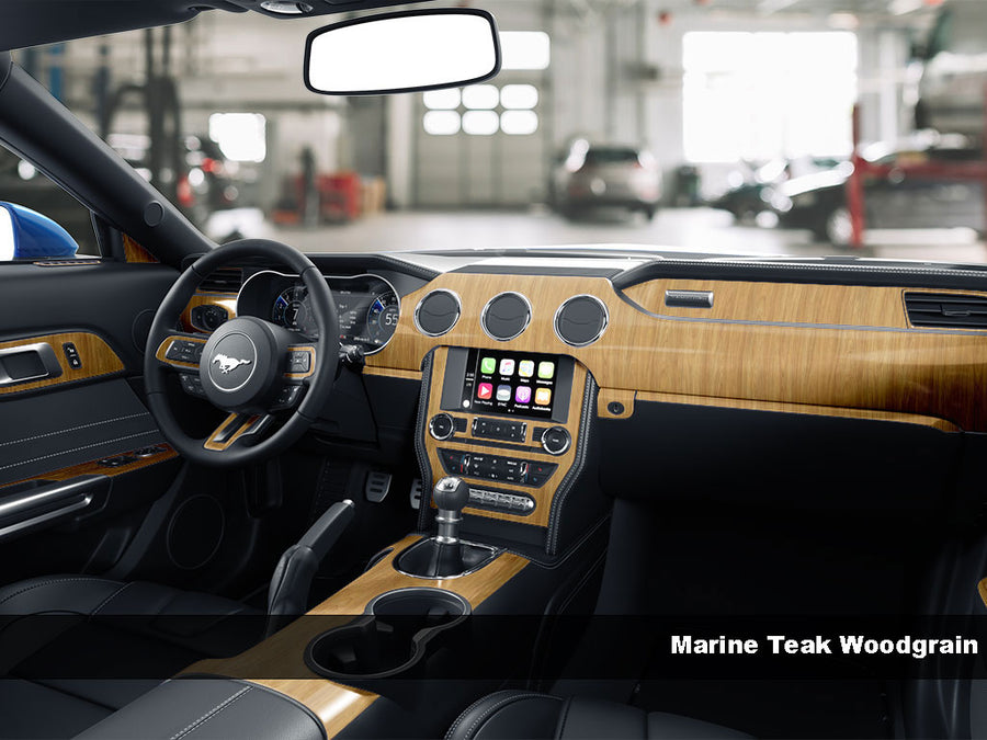 fiat 500 2012-2015 Marine Teak Wood Dash Kit Finish