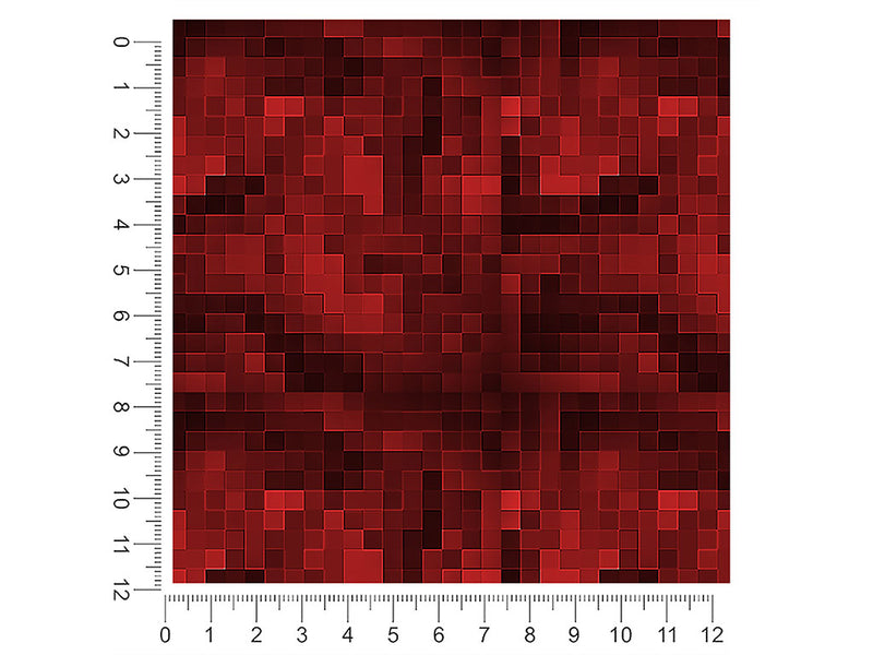 maroon lagoon pixel 1ft x 1ft Craft Sheets