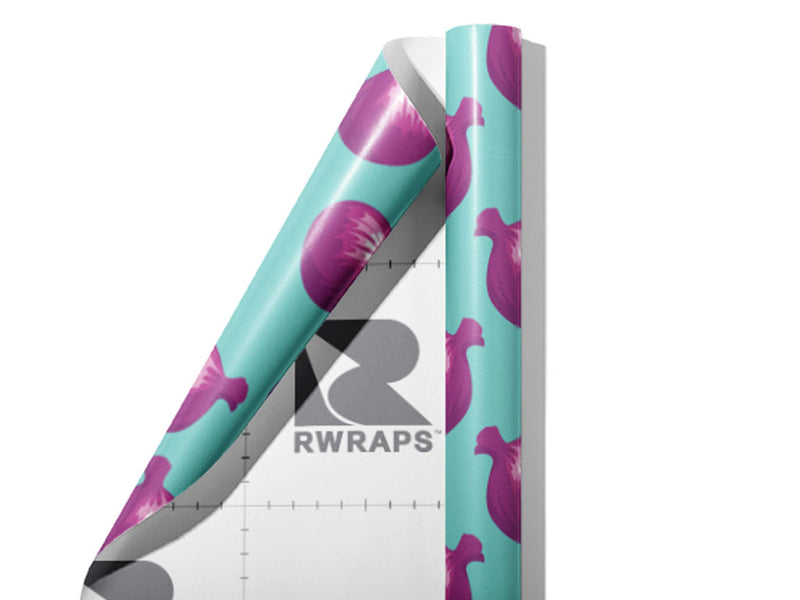 Mars Red Vegetable Wrap Film Sheets~Rwraps Series 914 Mars Red Vegetable Scrolled Sheet~3
