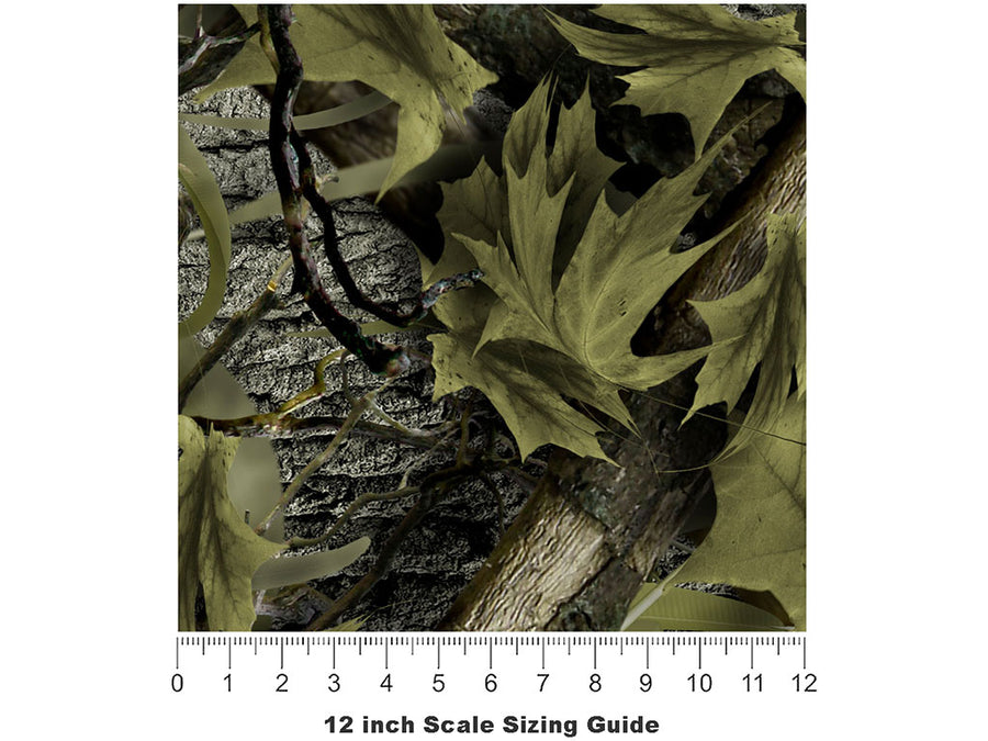 Marshland Camouflage Vinyl Film Pattern Size 12 inch Scale~Rwraps Marshland Camouflage Sizing Chart~2
