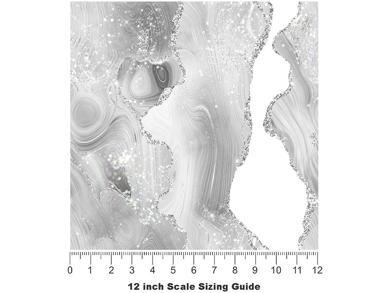 Marshmallow Delight Gemstone Vinyl Film Pattern Size 12 inch Scale~Rwraps Marshmallow Delight Gemstone Sizing Chart~2
