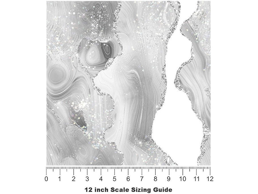 Marshmallow Delight Gemstone Vinyl Film Pattern Size 12 inch Scale~Rwraps Marshmallow Delight Gemstone Sizing Chart~2