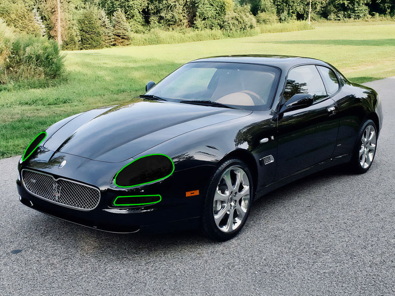 maserati coupe 2002-2006 Headlight Tint Location