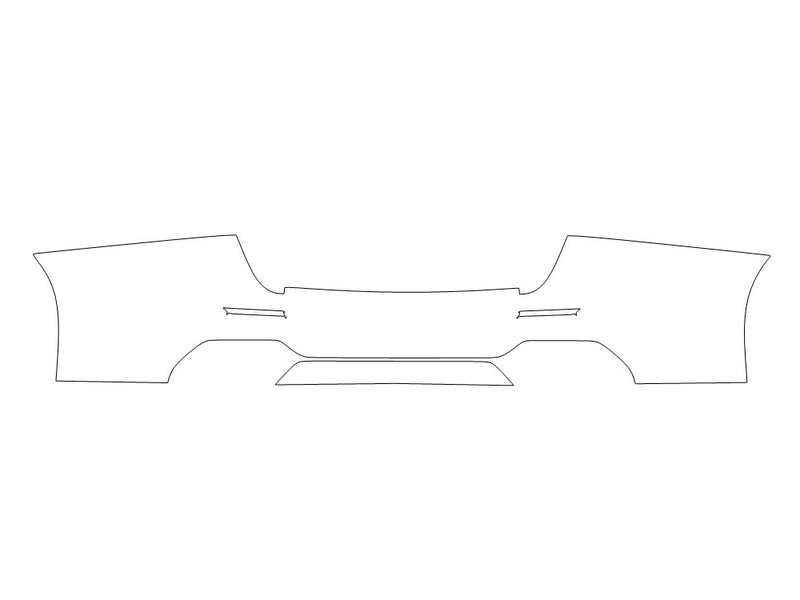 ghibli 3M Clear Bra Door Cup Precut PPF Diagram