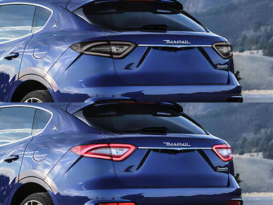 levante Before and After Smoked Taillights