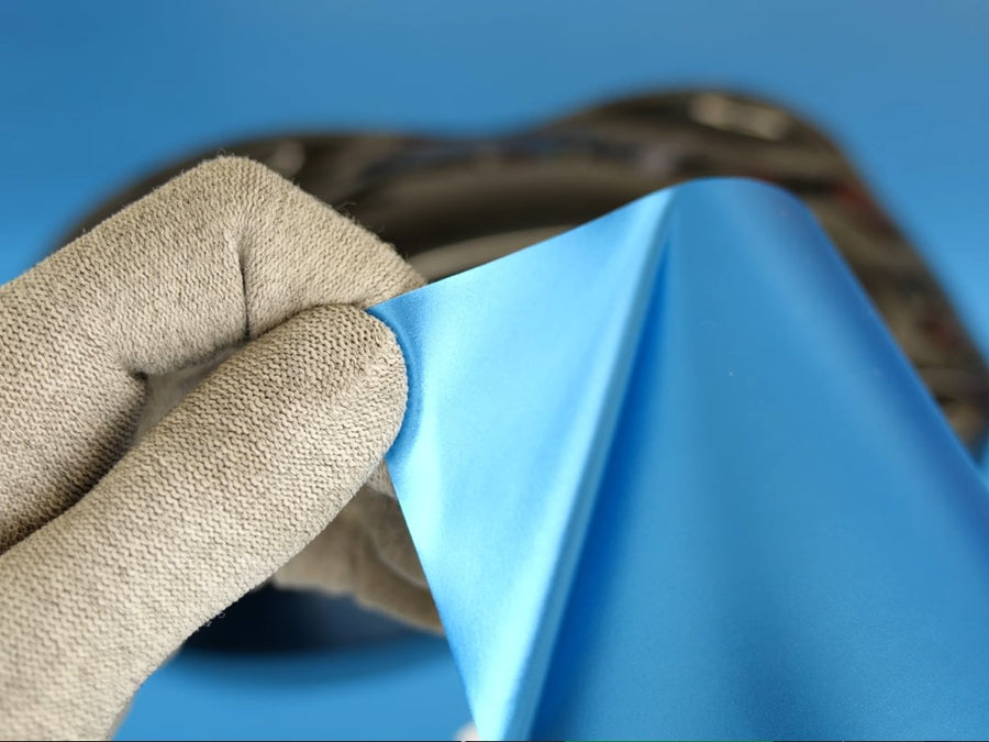 Rwraps Matte Chrome Light Blue Vinyl Sheet