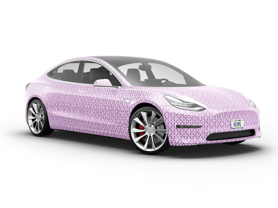 Mauve Brick Vehicle Vinyl Wrap