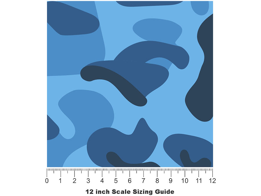 Maya DPM Camouflage Vinyl Film Pattern Size 12 inch Scale~Rwraps Maya DPM Camouflage Sizing Chart~3