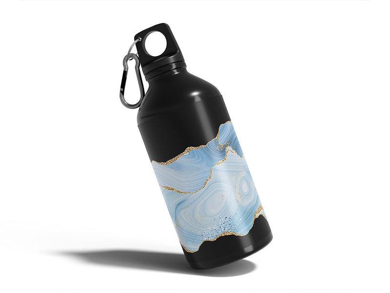 mazarine butterfly gemstone films Water Bottle DIY Stickers