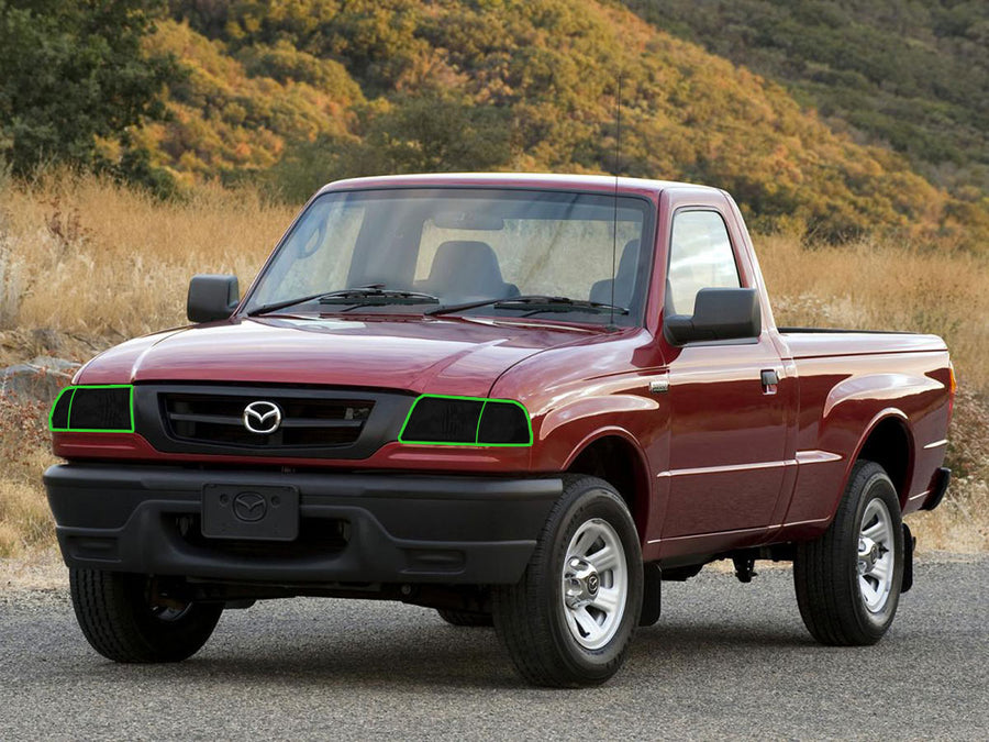 mazda b-series 2004-2009 Headlight Tint Location