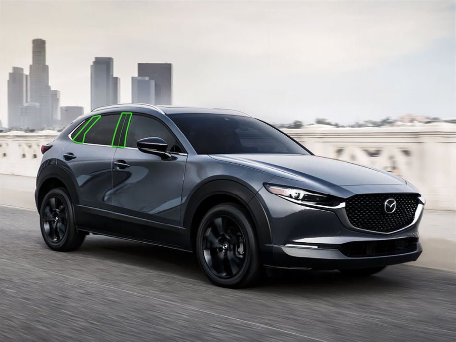 mazda cx-30 2020-2023 Pillar Post Trim Installation Location