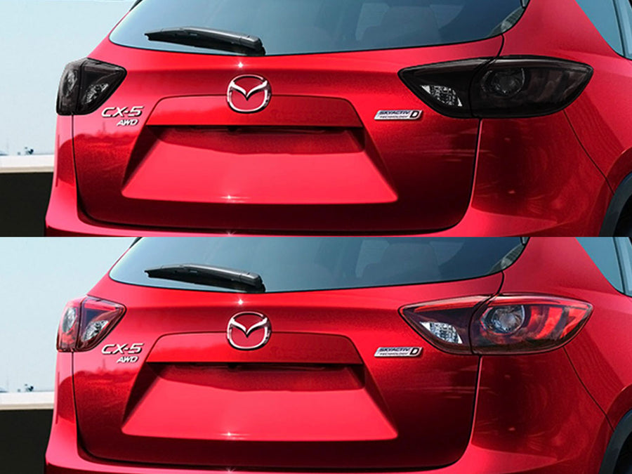 cx-5 Before and After Smoked Taillights