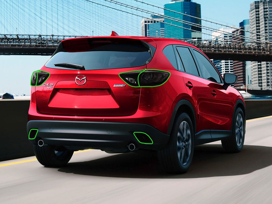 cx-5 Tail Light Tint Installation Points