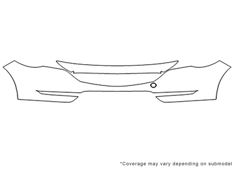 cx-5 3M Clear Bra Bumper Precut PPF Diagram