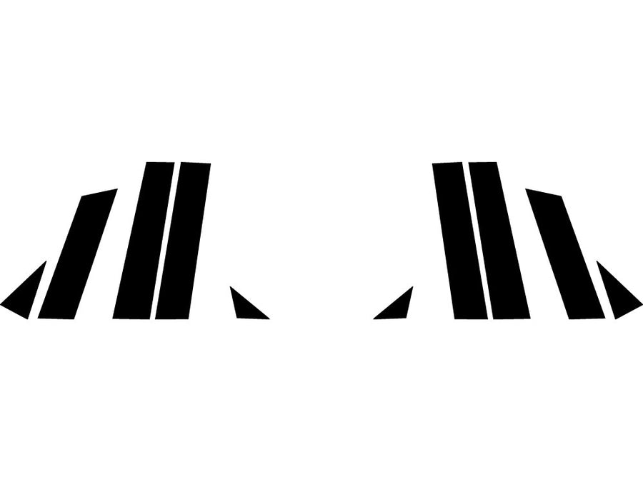 mazda cx-5 2017-2023 Camo Pillar Trim Diagram