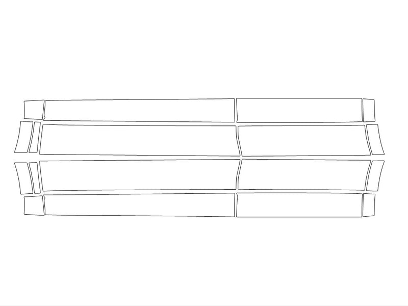 cx-5 Avery Dennison Clear Bra Door Cup Precut PPF Diagram