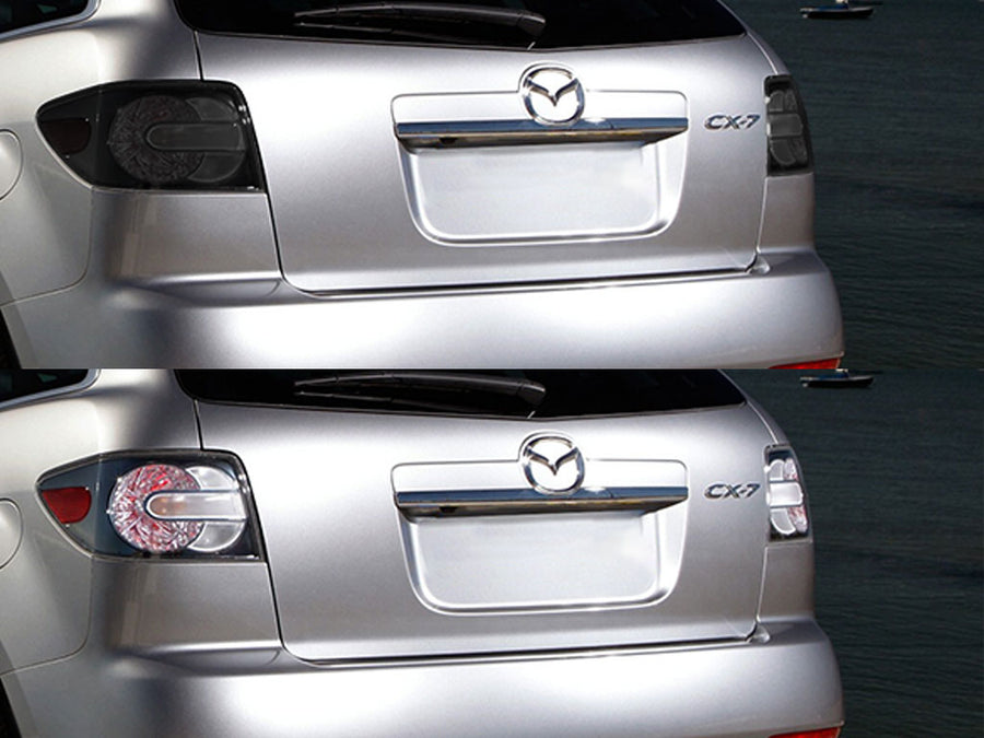cx-7 Before and After Smoked Taillights