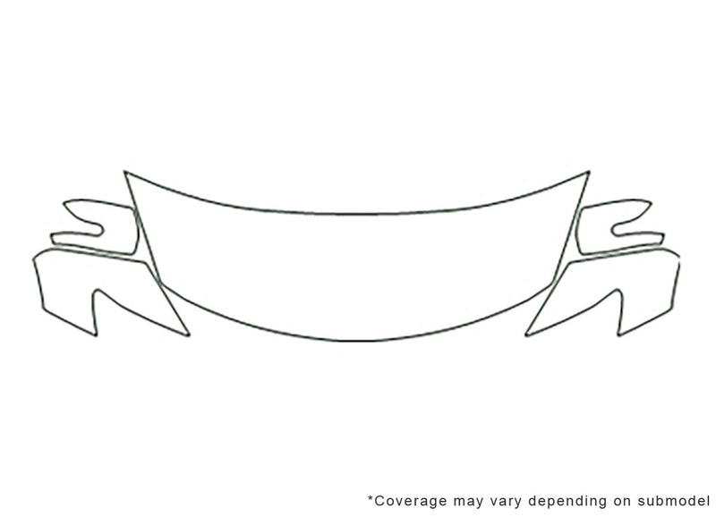 cx-9 Avery Dennison Clear Bra Hood Precut PPF Diagram