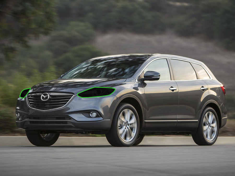 mazda cx-9 2013-2015 Headlight Tint Location