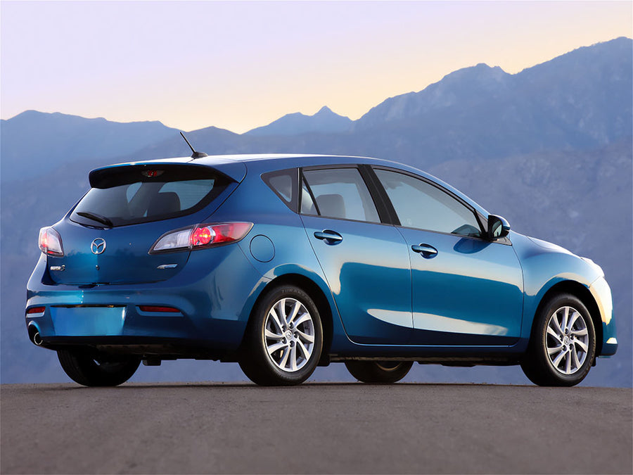 mazda mazda3 2010-2013 (hatchback) Piano Black Pillar Trim