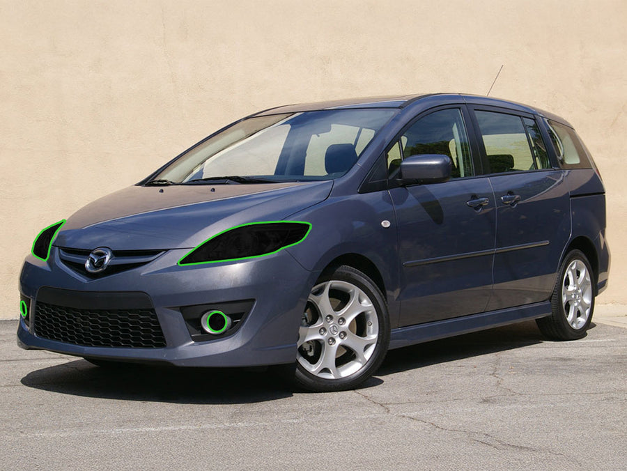 mazda mazda5 2008-2010 Headlight Tint Location