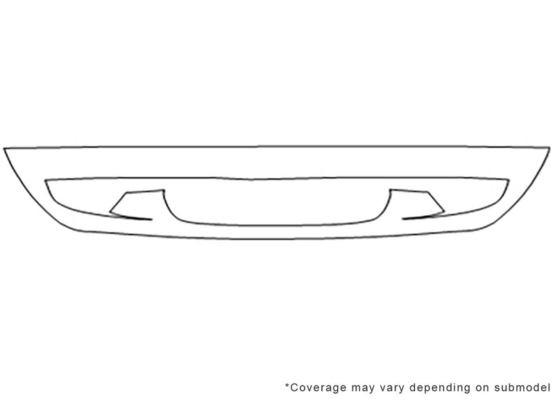 mpv 3M Clear Bra Bumper Precut PPF Diagram