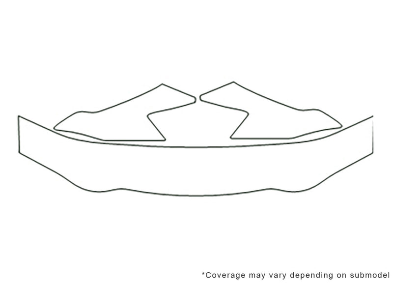 mpv Avery Dennison Clear Bra Hood Precut PPF Diagram