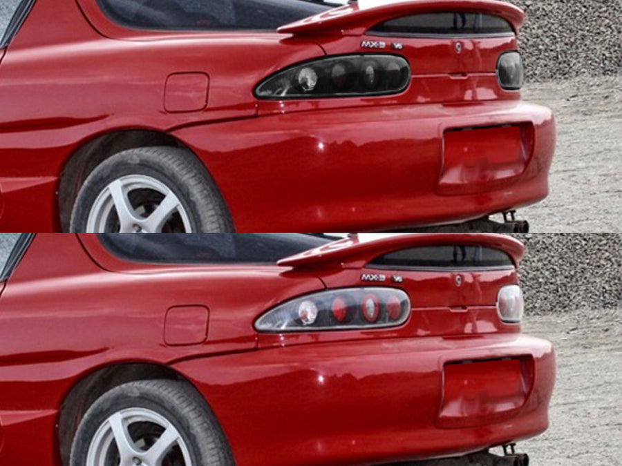 mx-3 Before and After Smoked Taillights