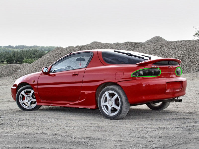 mx-3 Tail Light Tint Installation Points