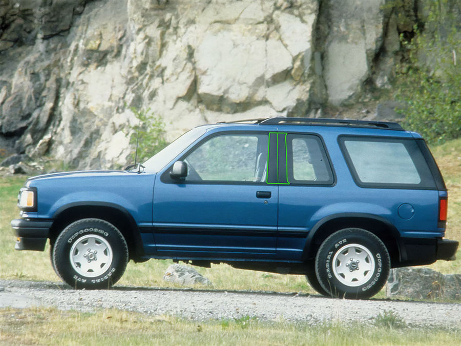 mazda navajo 1991-1994 Pillar Post Trim Installation Location