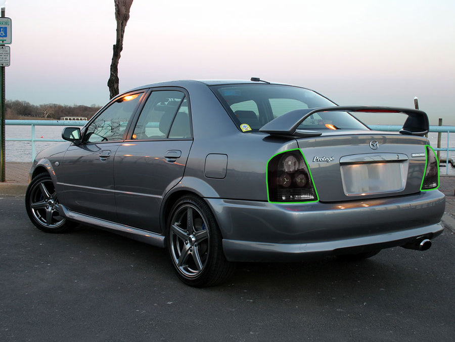 protege (sedan) Tail Light Tint Installation Points