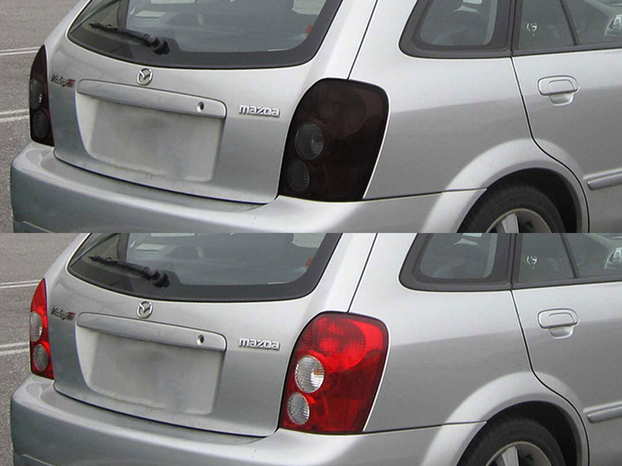 protege (5) Before and After Smoked Taillights