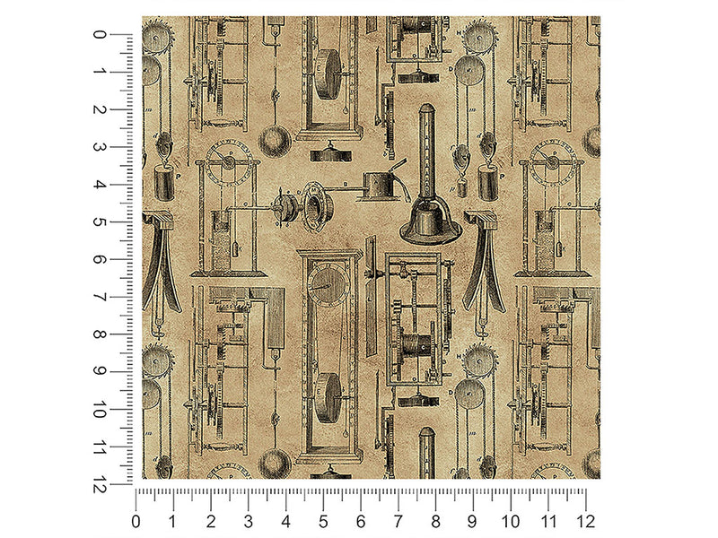 measuring time steampunk 1ft x 1ft Craft Sheets