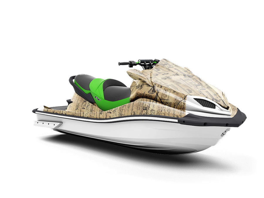 Measuring Time Steampunk Jet Ski Vinyl Customized Wrap