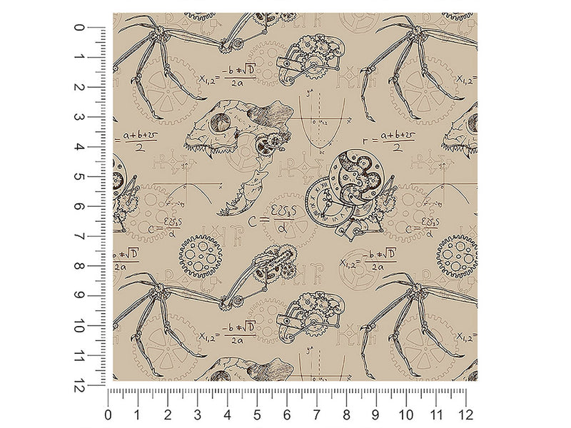 mechanical bat steampunk 1ft x 1ft Craft Sheets