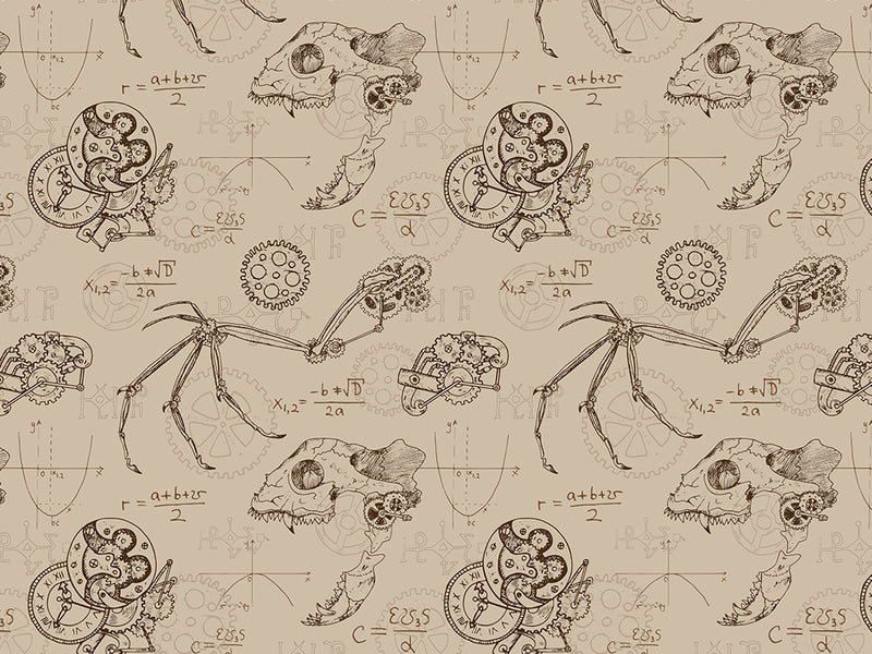 Mechanical Bat Steampunk Vinyl Wrap Pattern~Rwraps Series 914 Digitally Printed Vinyl Wrap~0