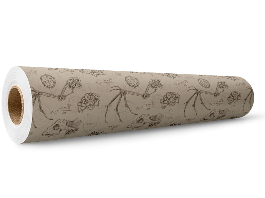 Mechanical Bat Steampunk Wrap Film Wholesale Roll~Rwraps Series 914 Digitally Printed Vinyl Roll~5